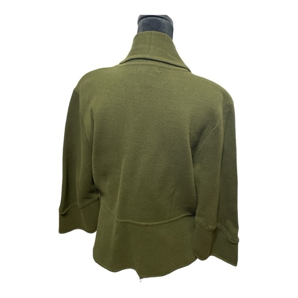 ALFANI Bell-Sleeve Collared Cardigan Women's Size L - Picture 3 of 14